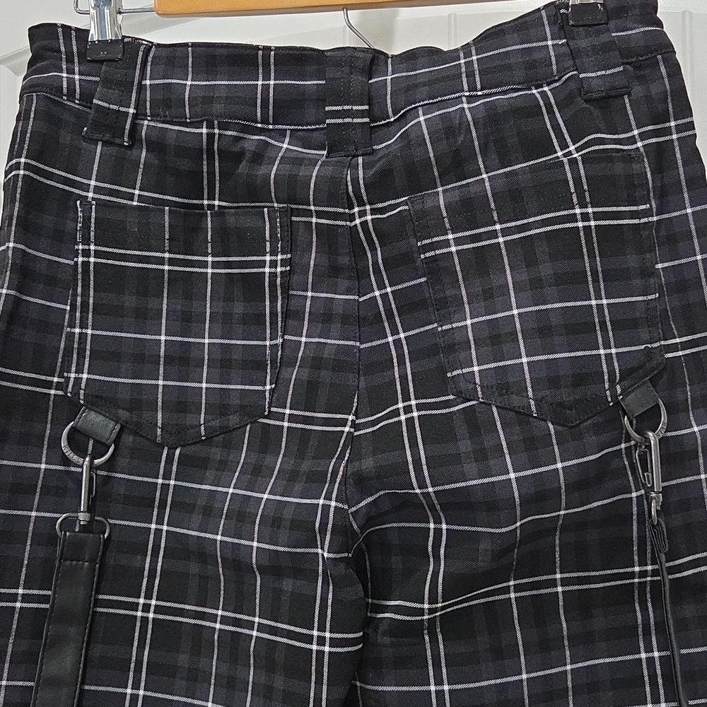 Killstar Dead Resistance Plaid Trousers, Ask Tartan NWT, Large - Picture 10 of 12